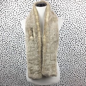 Restoration Hardware Lynx Faux Fur Scarf
